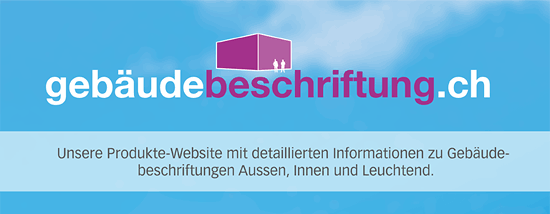 Website Gebäudebeschriftung.ch