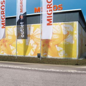 Beschriftung Migros